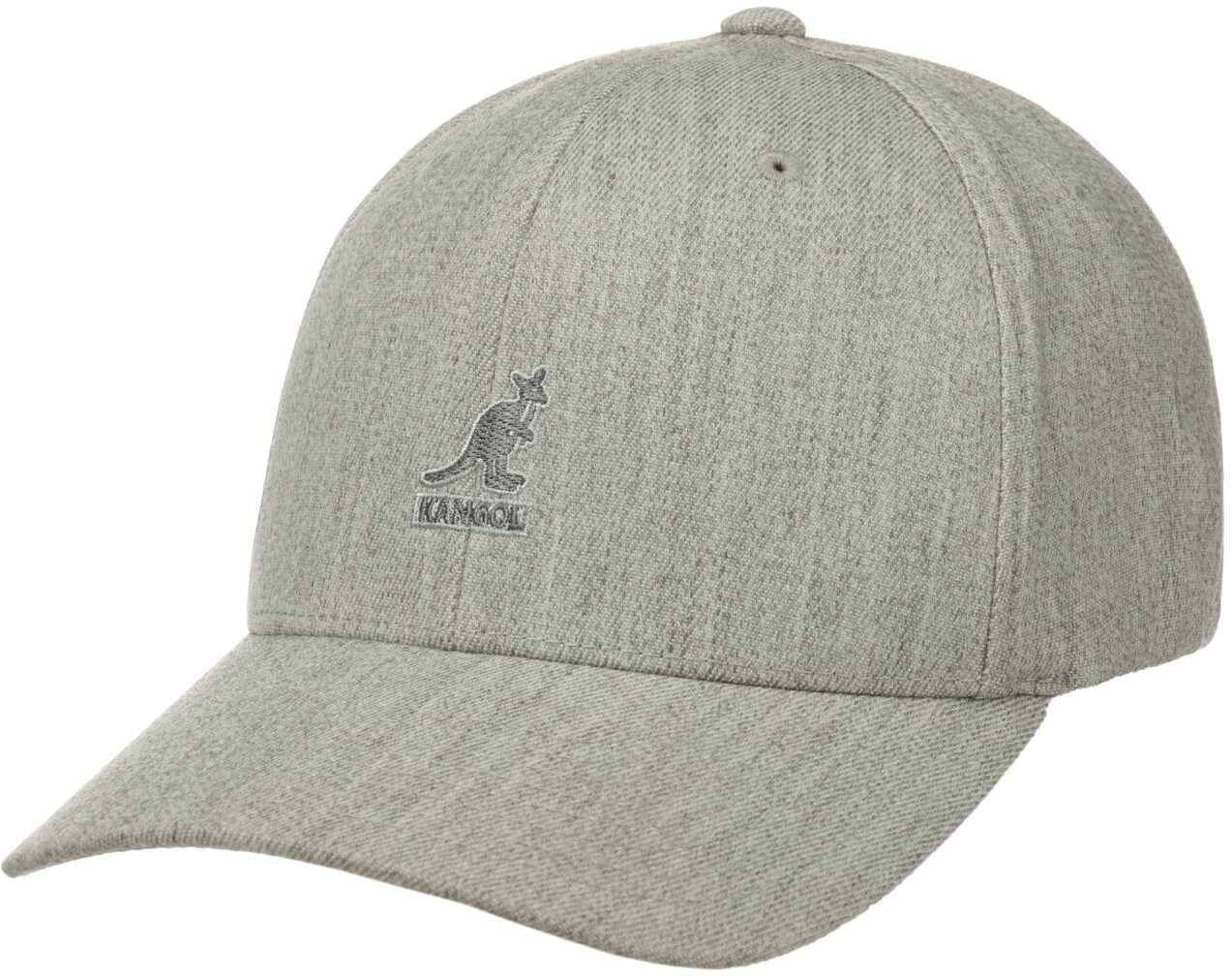 Czapka Wool Flexfit by Kangol, jasnoszary, XXL (62-63 cm)