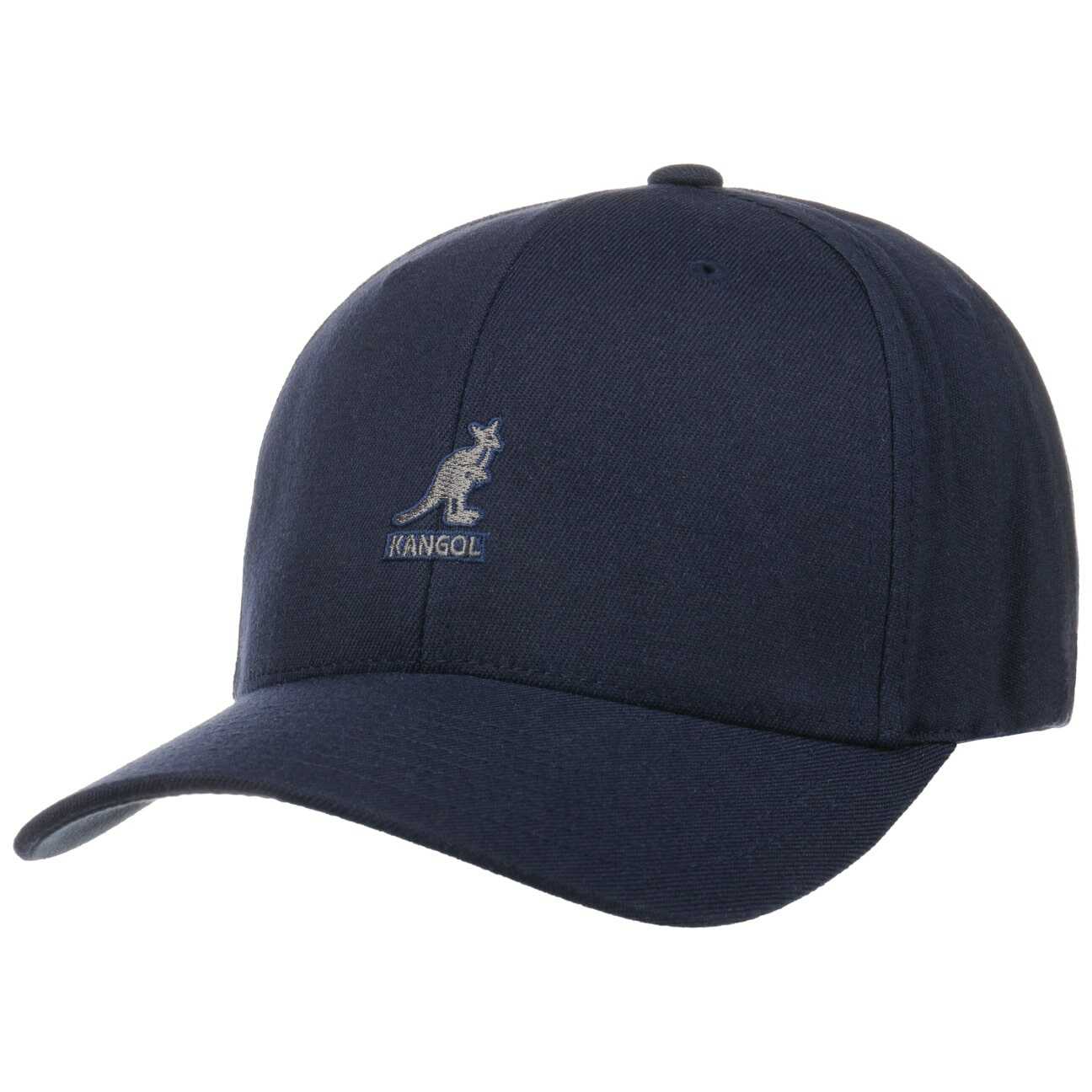 Czapka Wool Flexfit by Kangol, niebieski, L/XL (58-61 cm)