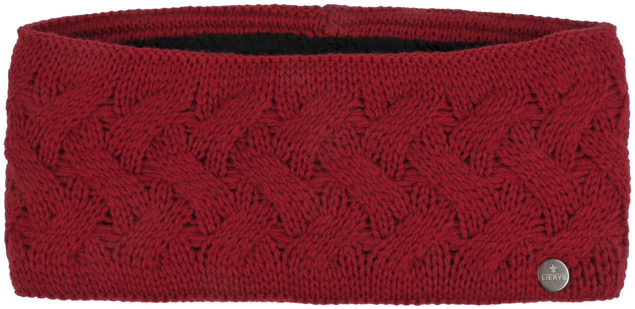 Opaska na Czoło Fauske by Lierys, ciemnoczerwony, One Size