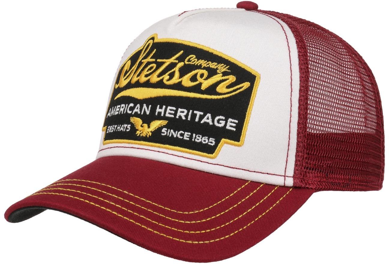 Czapka American Heritage Trucker by Stetson, bordowy, One Size