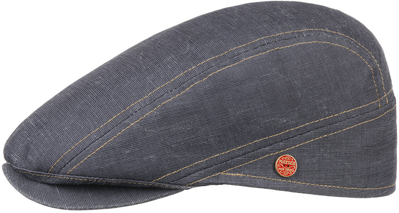 Płaski Kaszkiet Delian Ochroną UV by Mayser, niebieski, 57 cm