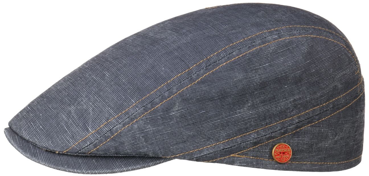 Płaski Kaszkiet Delian Ochroną UV by Mayser, niebieski, 56 cm