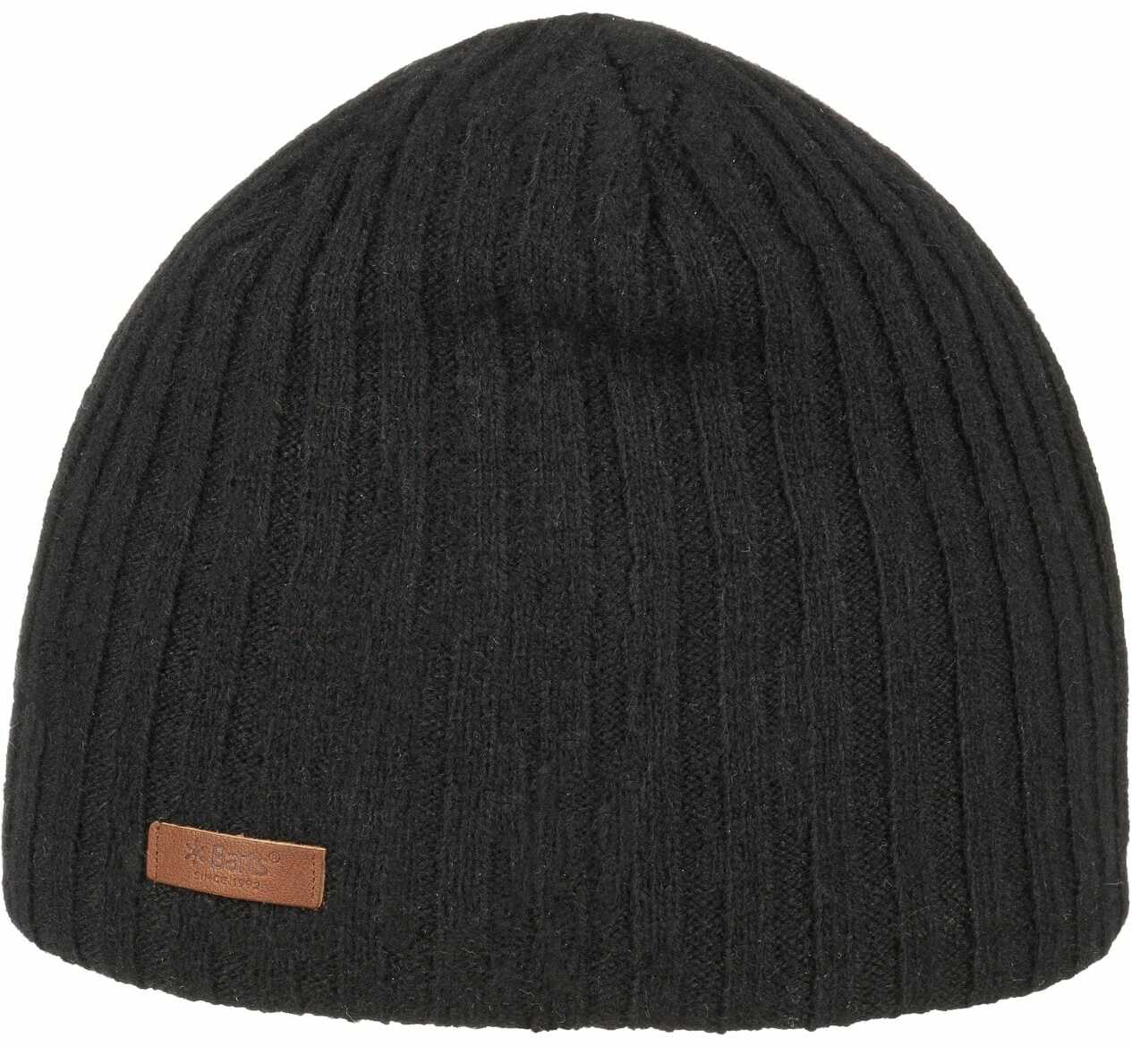 Czapka Dzianinowa Haakon Lambswool by Barts, czarny, One Size