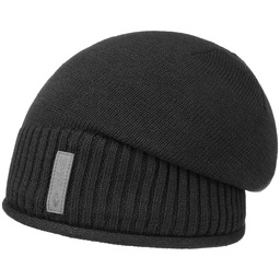 Czapka Beanie z Podszewką Etien by Chillouts, czarny, One Size