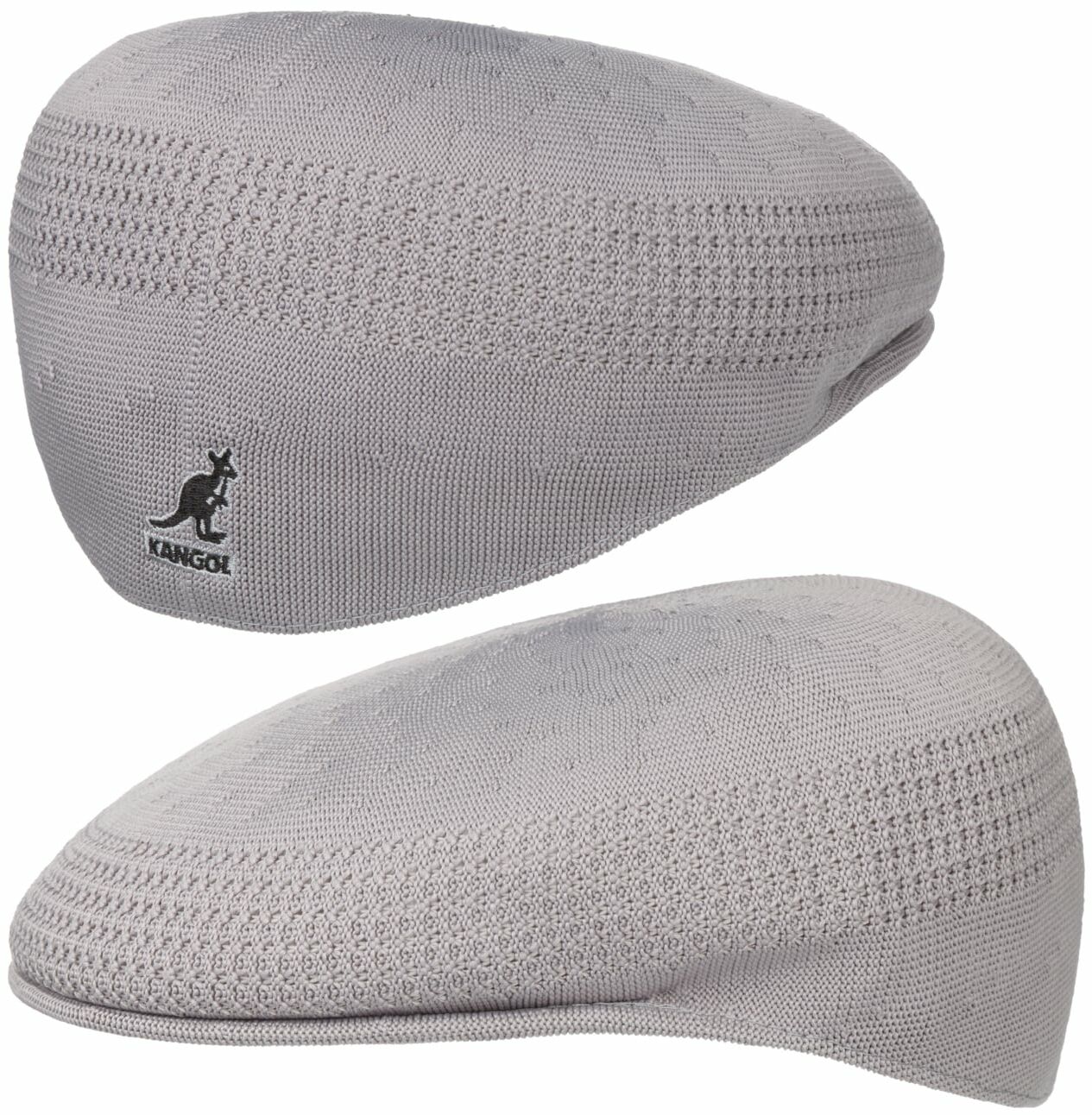 Płaski Kaszkiet 504 Tropic Ventair by Kangol, szary, L (58-59 cm)