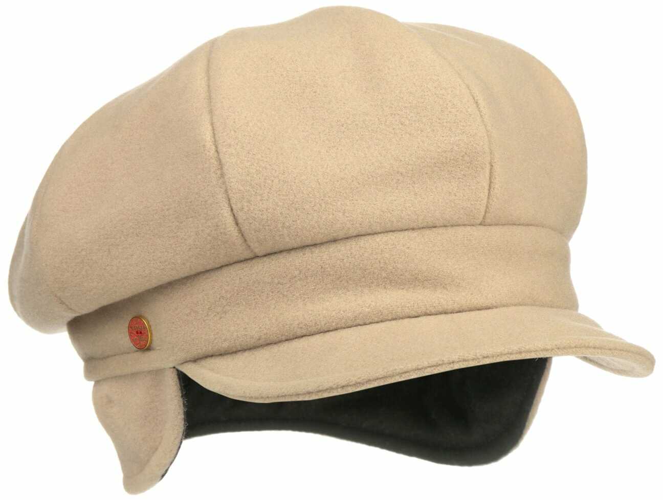 Czapka Newsboy Camilla by Mayser, jasnobeżowy, M (56-57 cm)