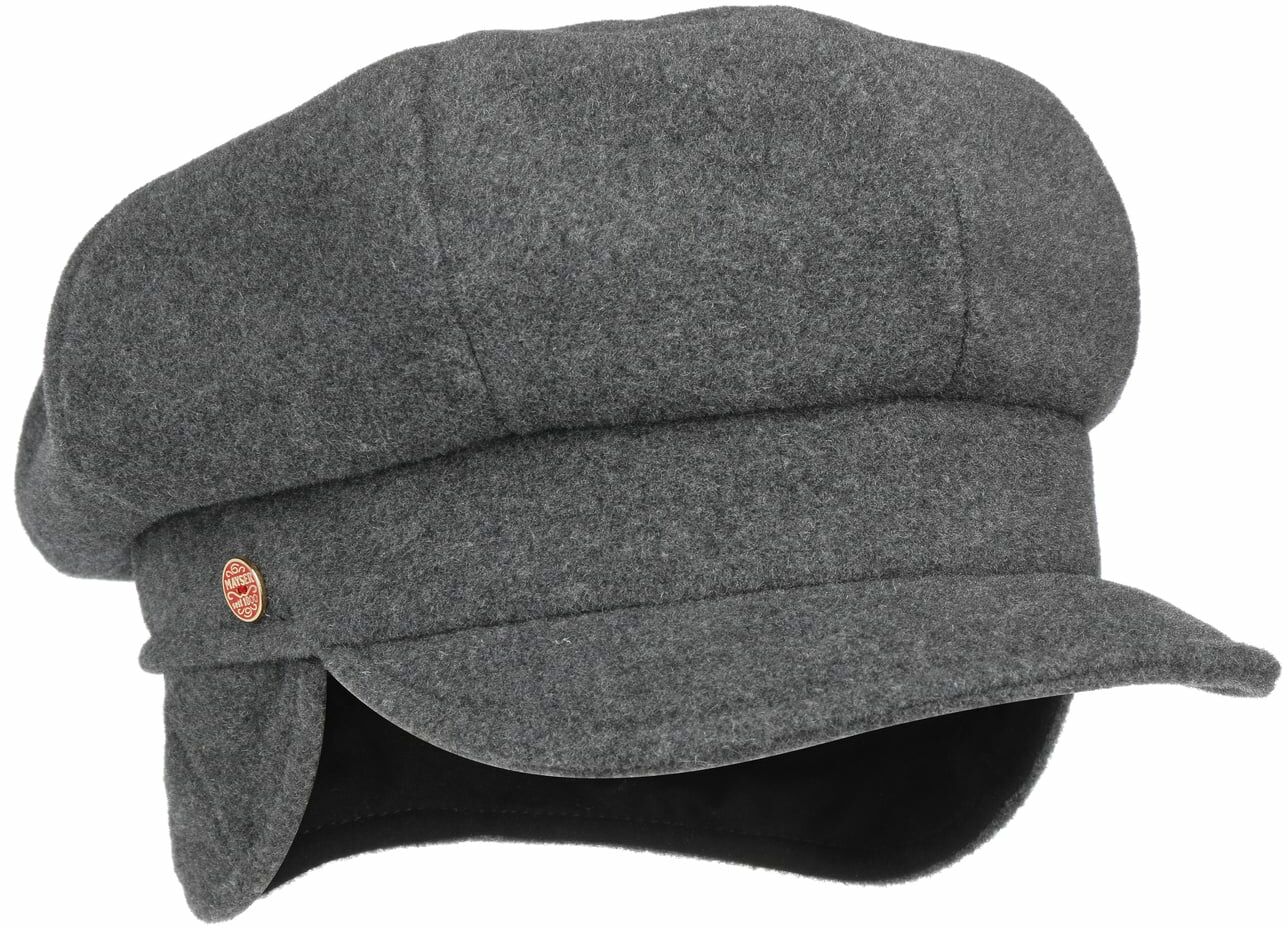 Czapka Newsboy Camilla by Mayser, antracytowy, S (54-55 cm)