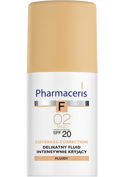 Pharmaceris F delikatny fluid intensywnie kryjący SPF20 02 Sand 30ml