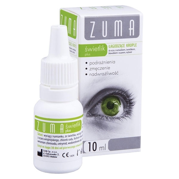 Zuma Świetlik Plus krople do oczu 10ml