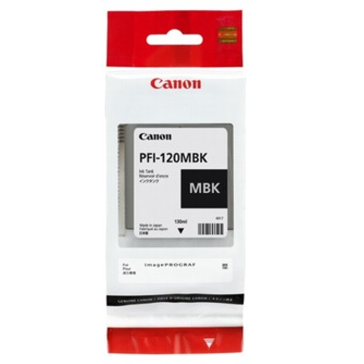 Tusz Oryginalny Canon PFI-120MBK (2884C001) (Czarny matowy)|