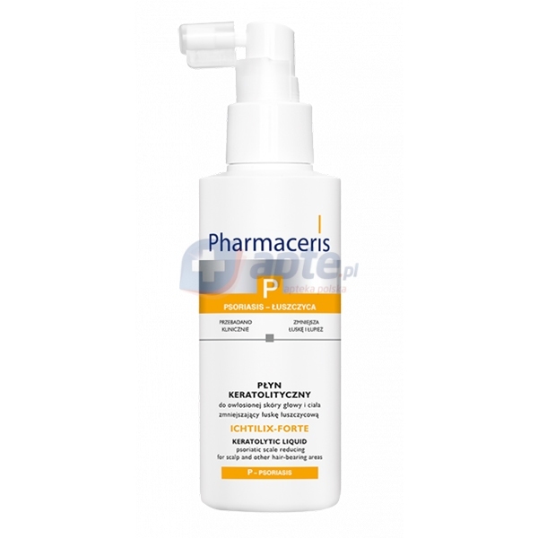 Pharmaceris P ICHTILIX-FORTE płyn keratolityczny do owłosionej skóry głowy i ciała zmniejszający łuskę łuszczycową 125ml