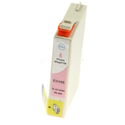 Tusz Zamiennik T0486 do Epson (C13T04864010) (Jasny purpurowy)|