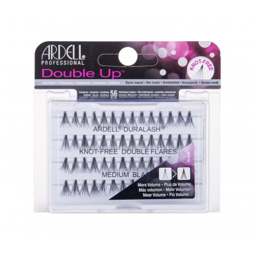 Ardell Double Up Duralash Knot-Free Double Flares sztuczne rzęsy 56 szt dla kobiet Medium Black
