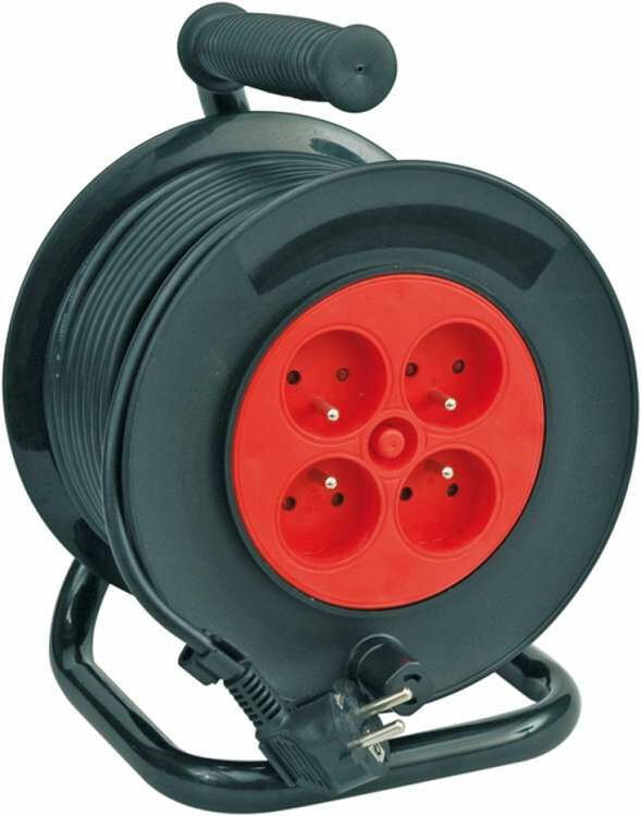Przedłużacz bębnowy, 4 gniazda, 3x1mm2, 25m Vorel 82682 - ZYSKAJ RABAT 30 ZŁ