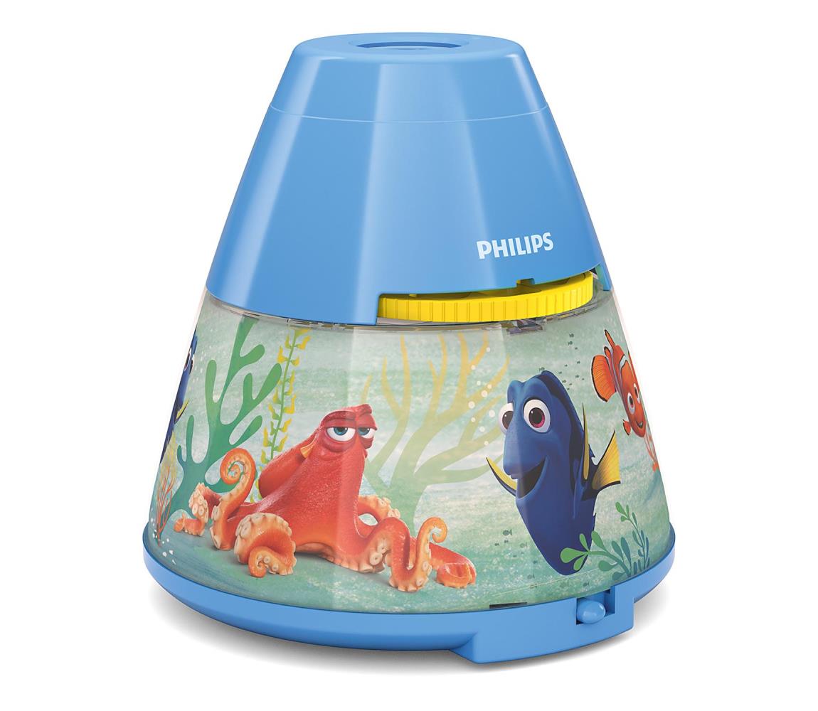 Philips 71769/90/16 - LED Projektor dziecięcy DISNEY DORY LED/0,1W/3xAAA