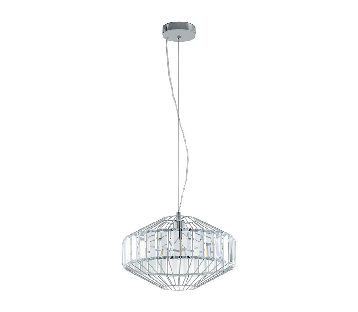 Eglo 96987 - Lampa wisząca kryształowa PEDROLA 1xE27/60W/230V