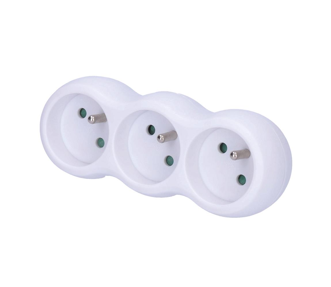 Solight P100 - Rozgałęźnik 3x10A/230V