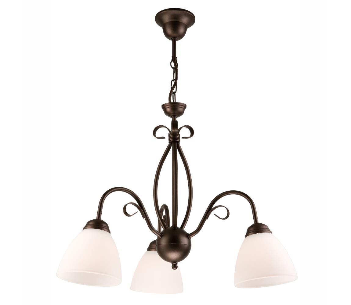 Żyrandol na łańcuchu ADELLE 3xE27/60W/230V
