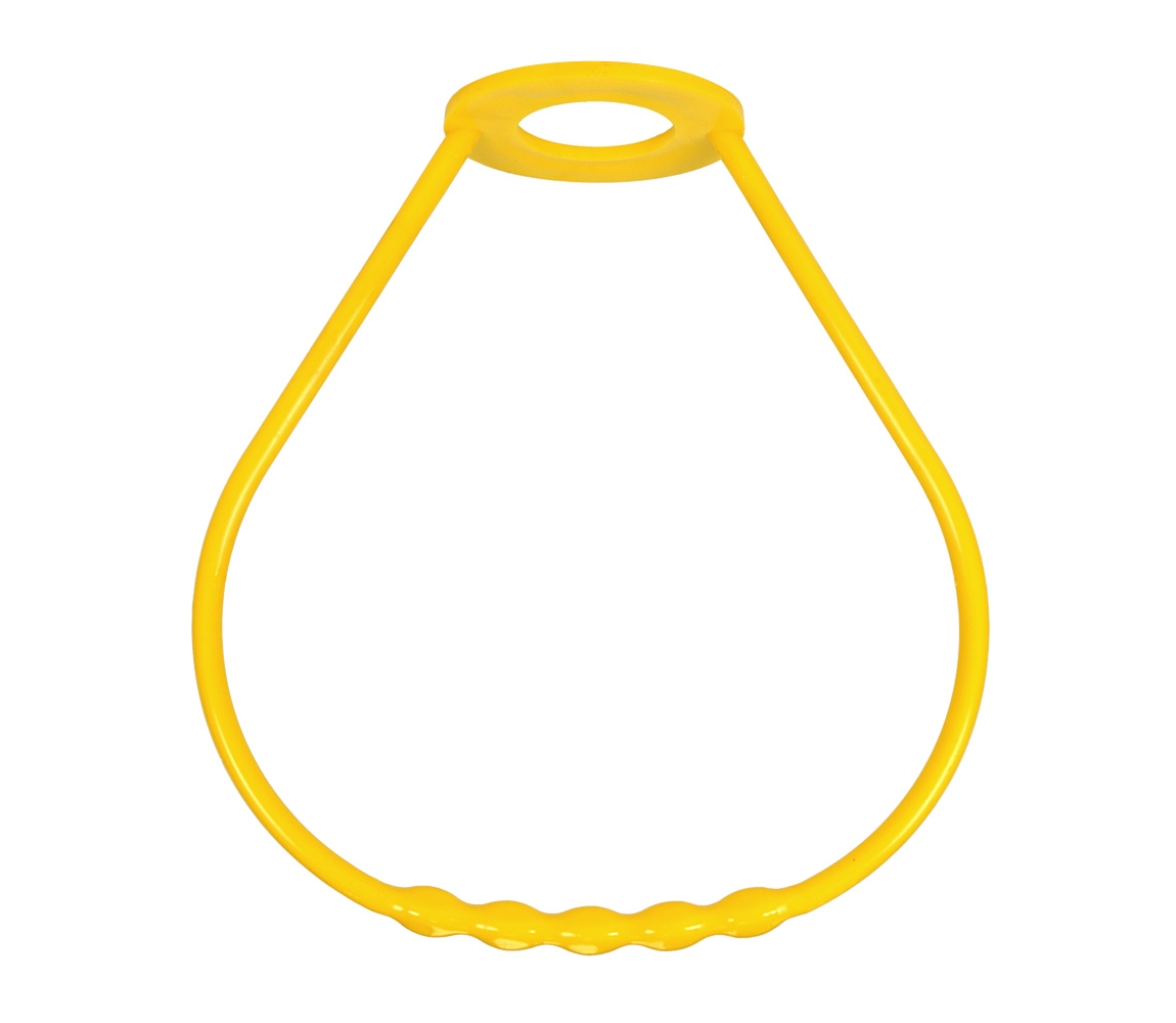 Uchwyt żyrandola plastik żółty
