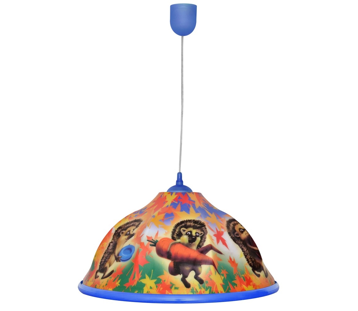 Żyrandol dziecięcy na lince HEDGEHOG 1xE27/60W/230V