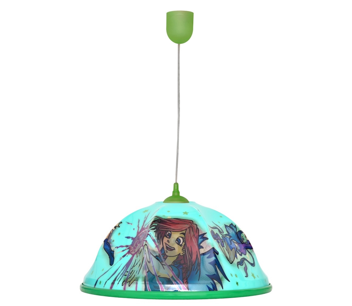 Żyrandol dziecięcy na lince WITCH 1xE27/60W/230V