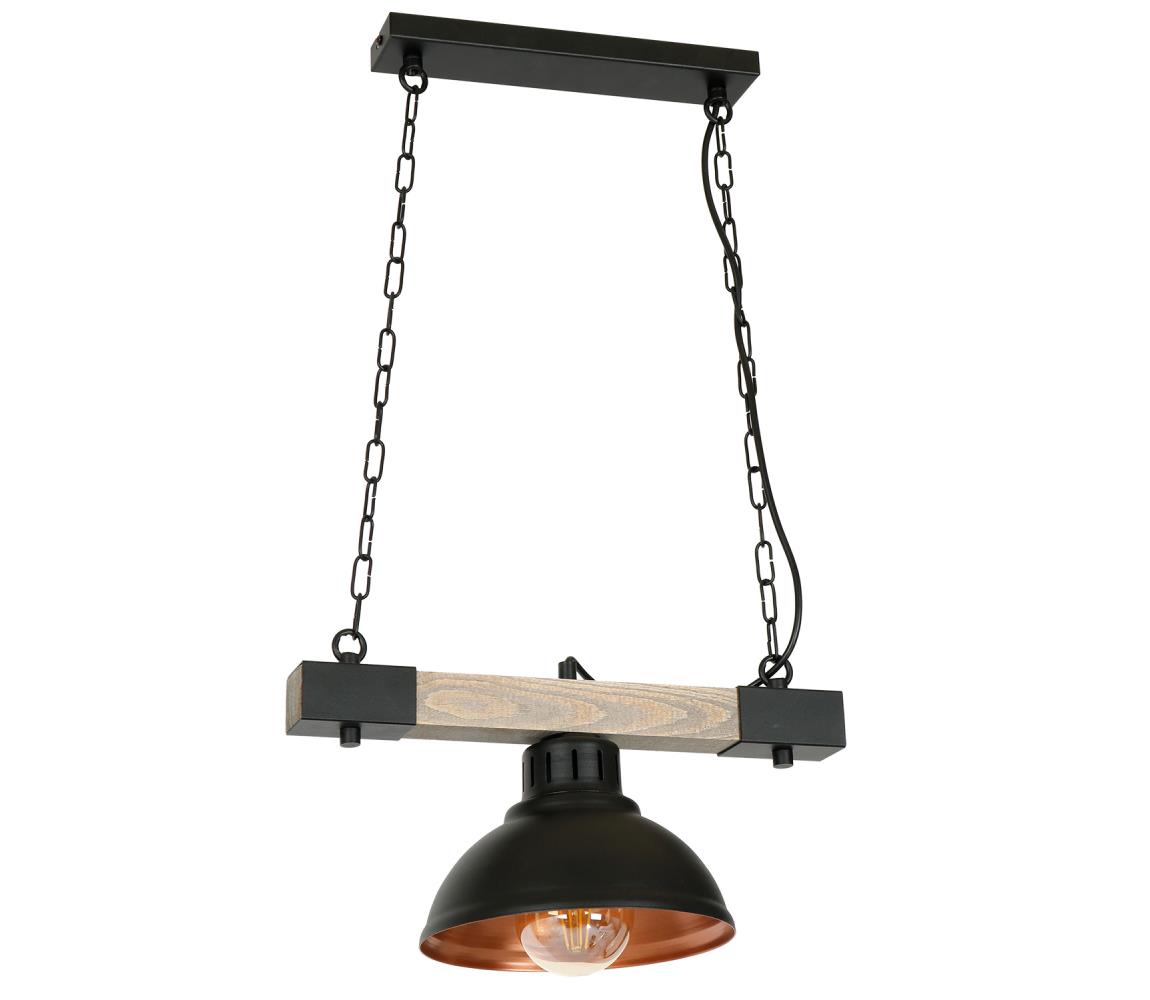 Żyrandol na łańcuchu HAKON 1xE27/60W/230V