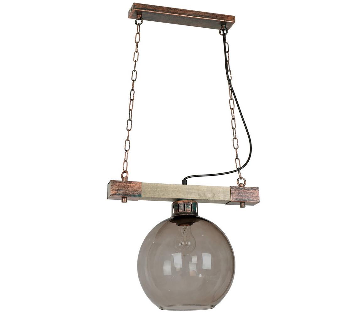Żyrandol na łańcuchu HAKON 1xE27/60W/230V