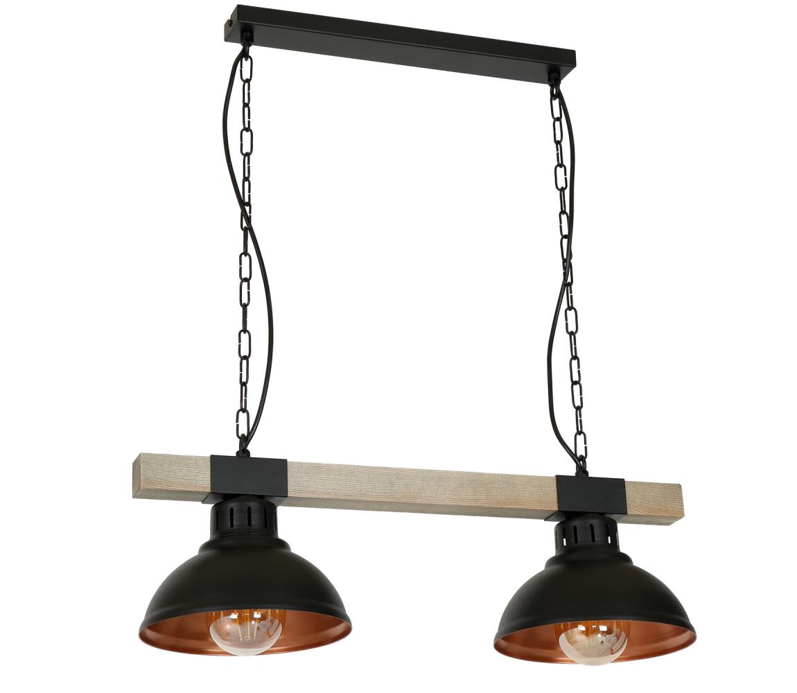 Żyrandol na łańcuchu HAKON 2xE27/60W/230V