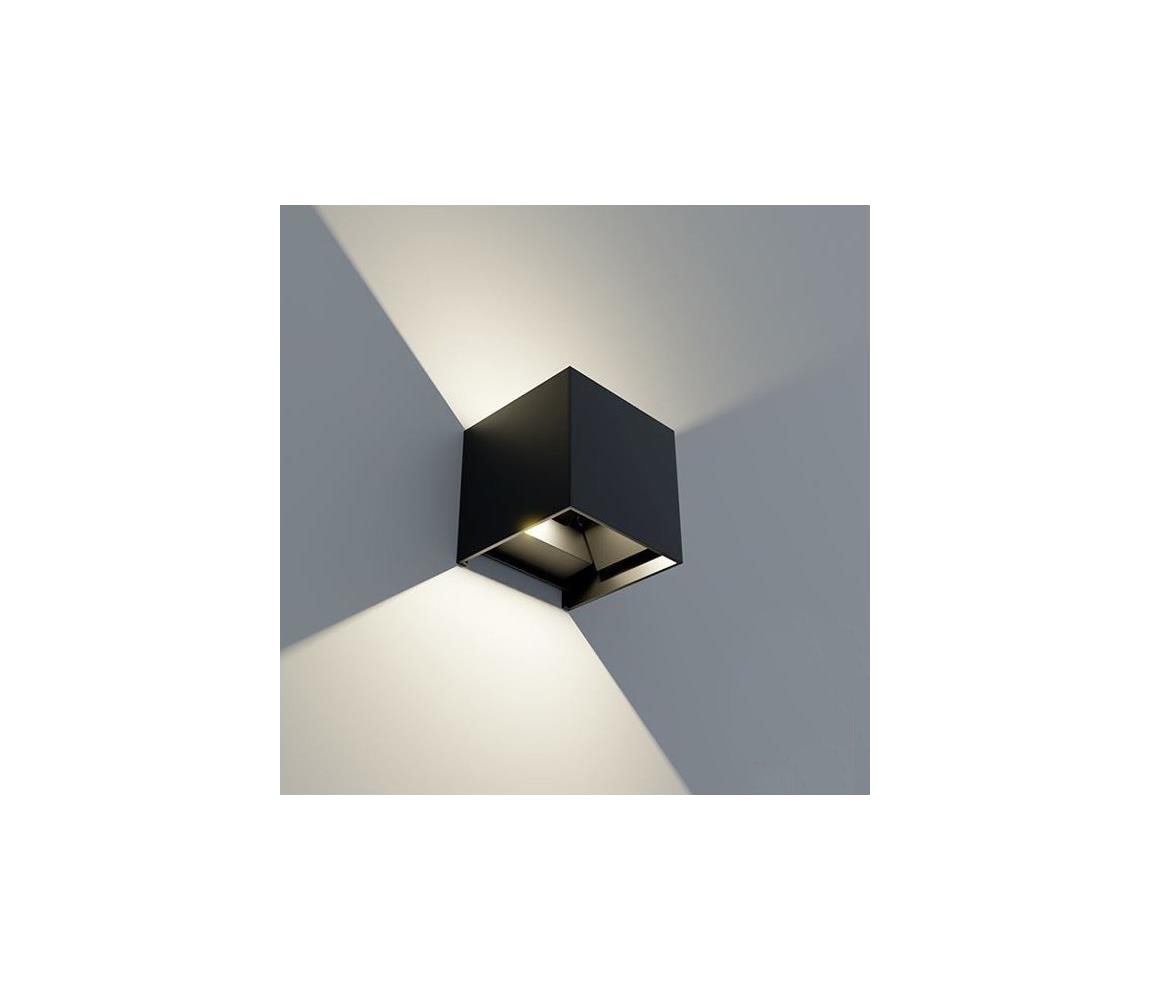 APLED - LED Kinkiet zewnętrzny CUBE 2xLED/3W/230V IP65
