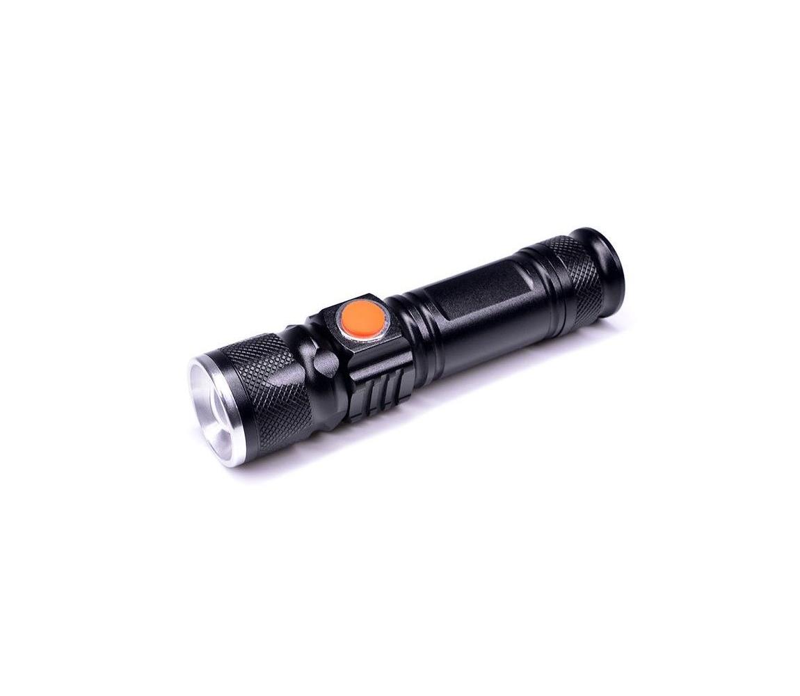 Solight WN31 - LED Ładowalna latarka USB LED/3W/3,7V IP44