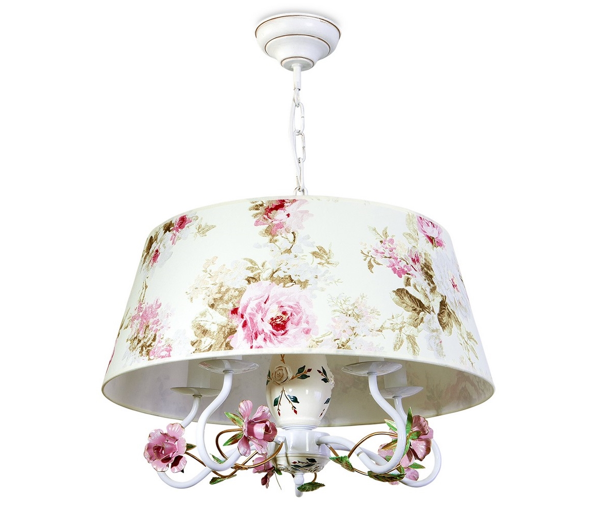 Żyrandol na łańcuchu FLORENCE 5xE14/40W/230V