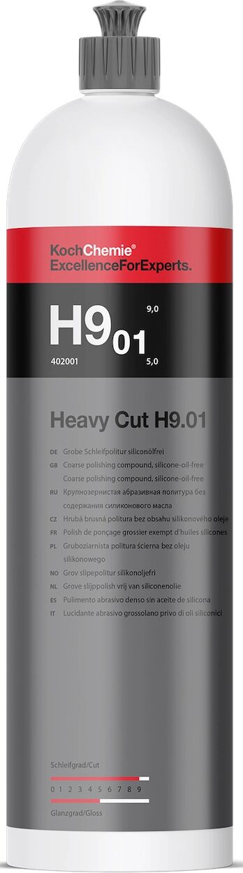 Koch Heavy Cut H9.02  mocno ścierna pasta polerska, świetne wykończenie 1L