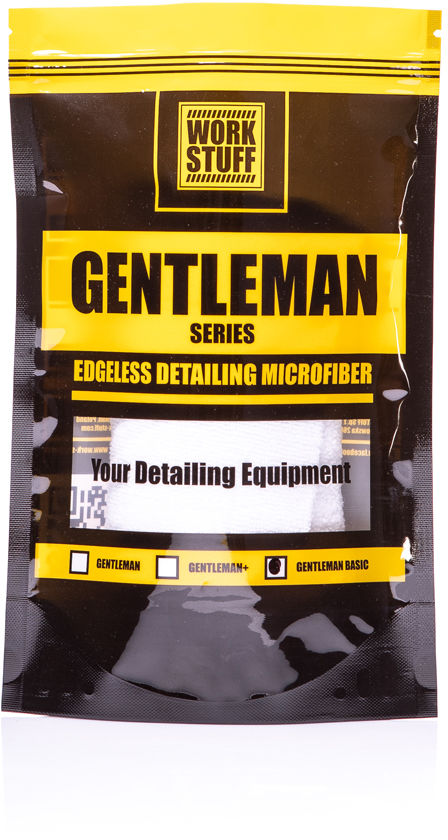 Work Stuff Gentleman Basic White  delikatna mikrofibra bez obszycia, 40x40cm, 350gsm