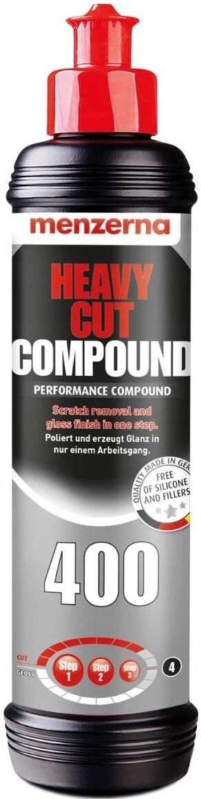Menzerna 400 Heavy Cut Compound mocno tnąca pasta polerska 250ml