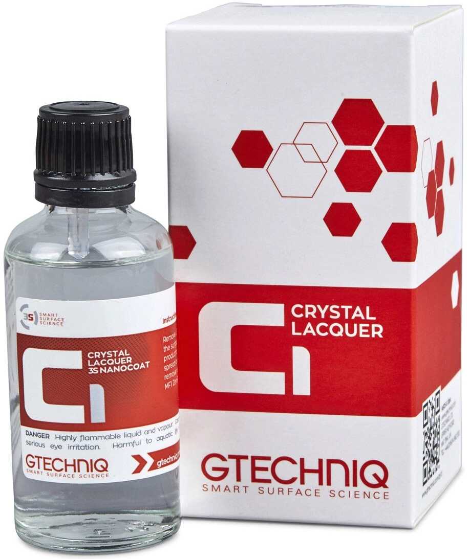 Gtechniq GTECHNIQ C1 Crystal Lacquer - trwała, odporna na zarysowania powłoka 50 ml GTE000002
