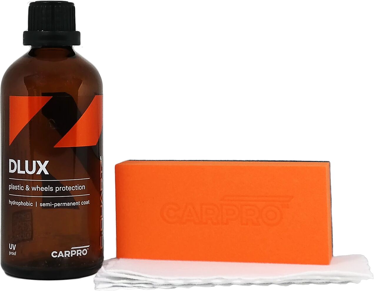 CarPro CQuartz DLUX powłoka ceramiczna do zabezpieczania plastików i felg 100ml