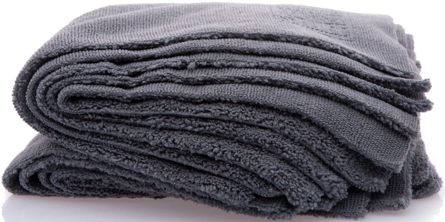 Work Stuff Gentleman Basic 5-Pack Dark Grey  delikatna mikrofibra bez obszycia, 40x40cm, 350gsm, 5 sztuk