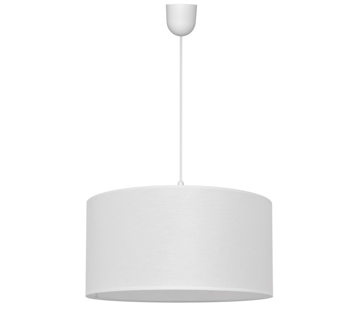 Żyrandol na lince ALBA 1xE27/60W/230V sr. 40 cm biały