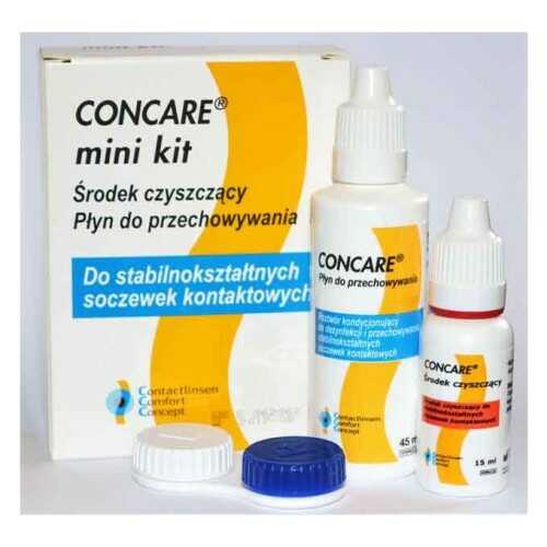 CONCARE MINI KIT zestaw płynów do soczewek twardych