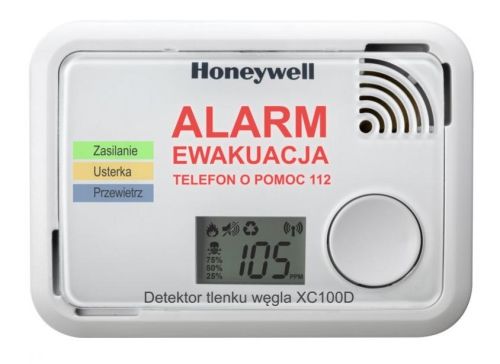 HONEYWELL Detektor tlenku węgla XC100D-PL XC100D-PL XC100D-PL