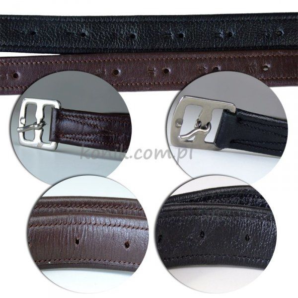 START Puśliska z miękkiej skóry z taśmą