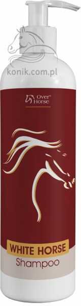 OVER HORSE Szampon do jasnej sierści WHITE HORSE 400ml