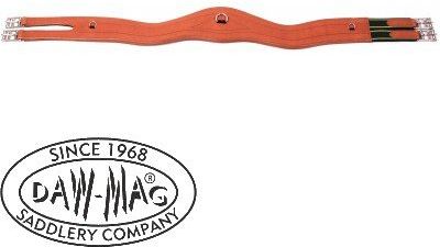 Daw-Mag Popręg skórzany elastyczny asymetryczny