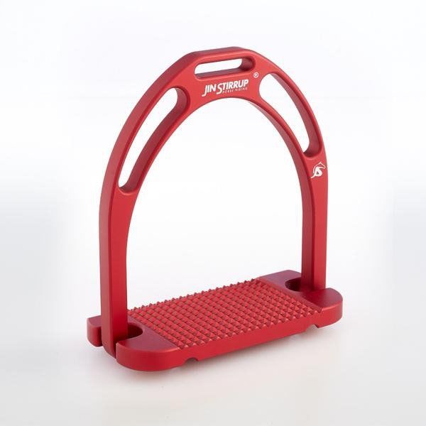 JIN STIRRUP Strzemiona OPAQUE red matt