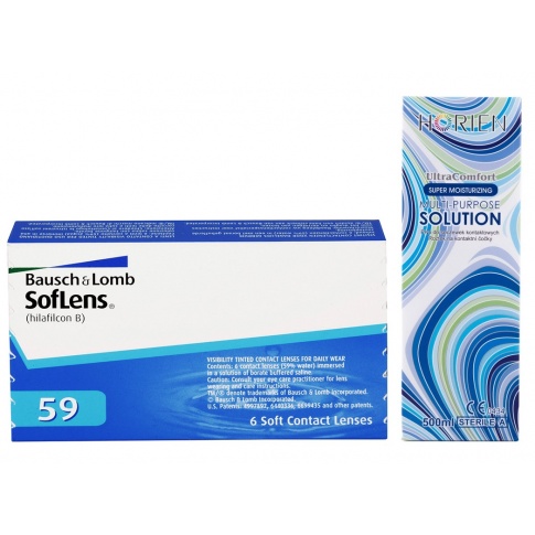 Soflens 59/Comfort z płynem Horien 120ml