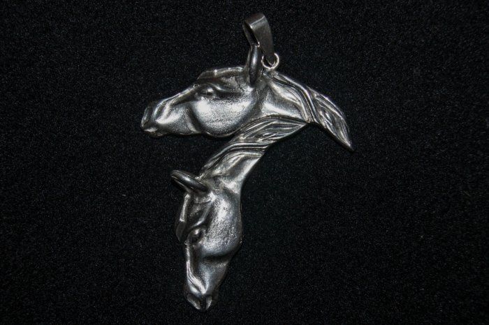 Wróbel Wisiorek T DWIE KOŃSKIE GŁOWY