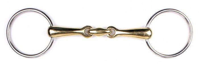 Wędzidło zwykłe Argentan 17 mm - QHP