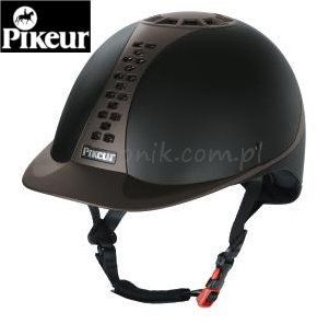 Pikeur Kask jeździecki PRO SAFE CLASSIC - czarny/brąz