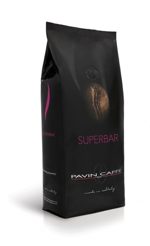 Aromatyczna włoska kawa Arabika Super Bar - Pavin Caffe (1 kg)