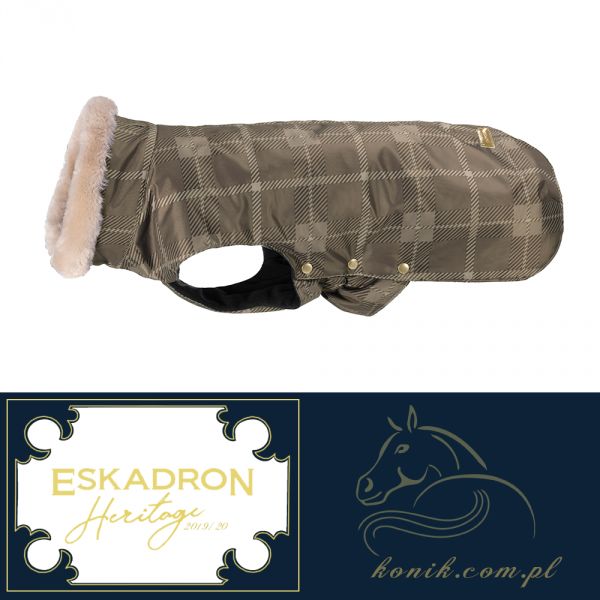 Eskadron Derka dla psa OXFORD CHECKED Heritage 2019/20 deeptaupe/beige/creme